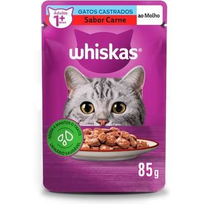 WHISKAS SACHE GATOS CAST CARNE