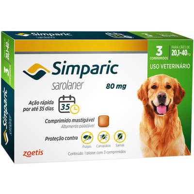 SIMPARIC TAB 80MG UND COMPRIMIDO