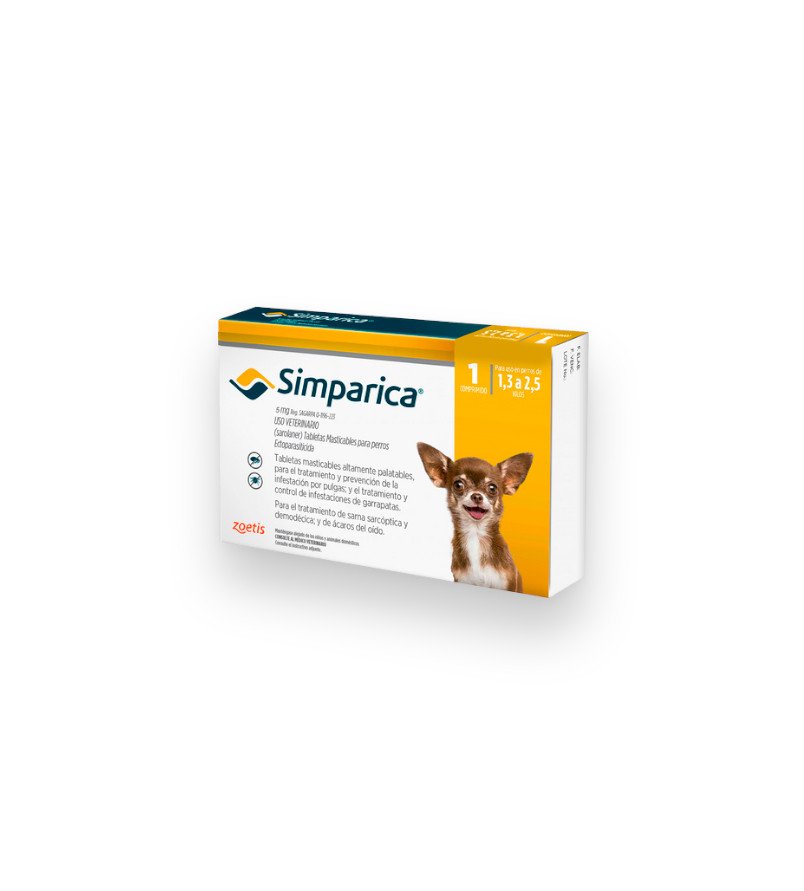 SIMPARIC TAB 5MG UND COMPRIMIDO