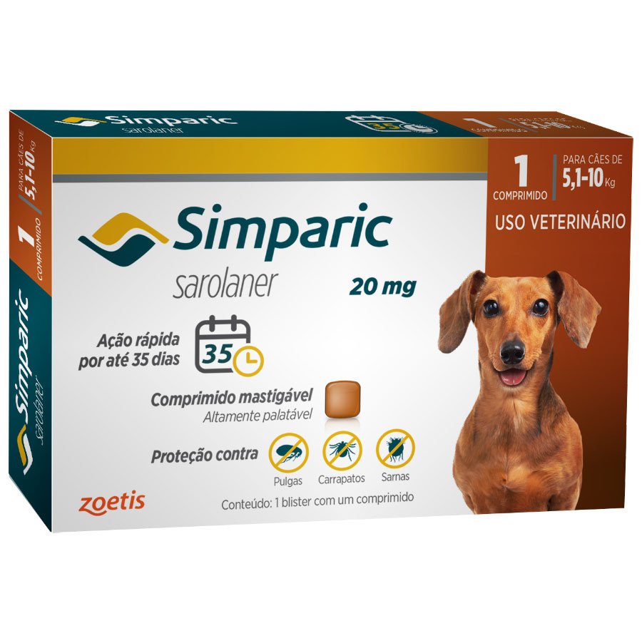 SIMPARIC TAB 20MG UND COMPRIMIDO