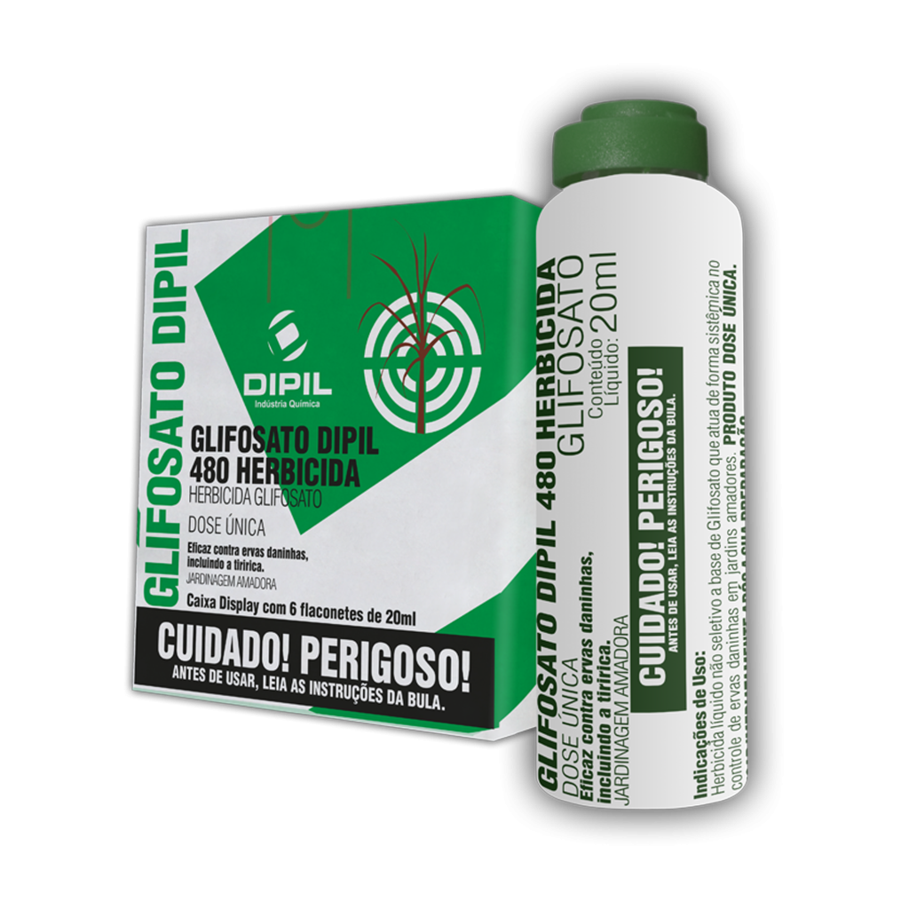 GLIFOSATO DIPIL 480 HERBICIDA 6X20 ML