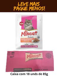 SACHE MIK CAT ADULTO CORDEIRO 18X85G