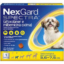 NEXGARD SPECTRA P 1 COMP 3,6 A 7,5K (FRACIONADO)