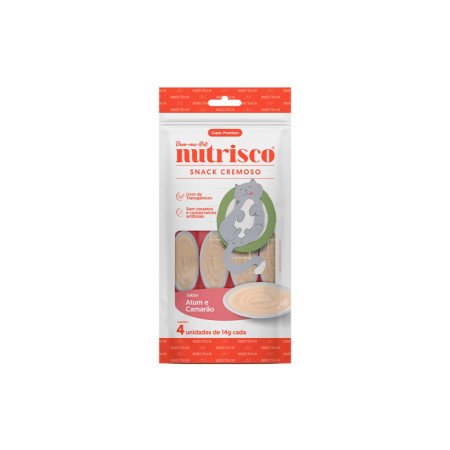 NUTRISCO SNACK CREM ATUM E CAMAR 4X14G
