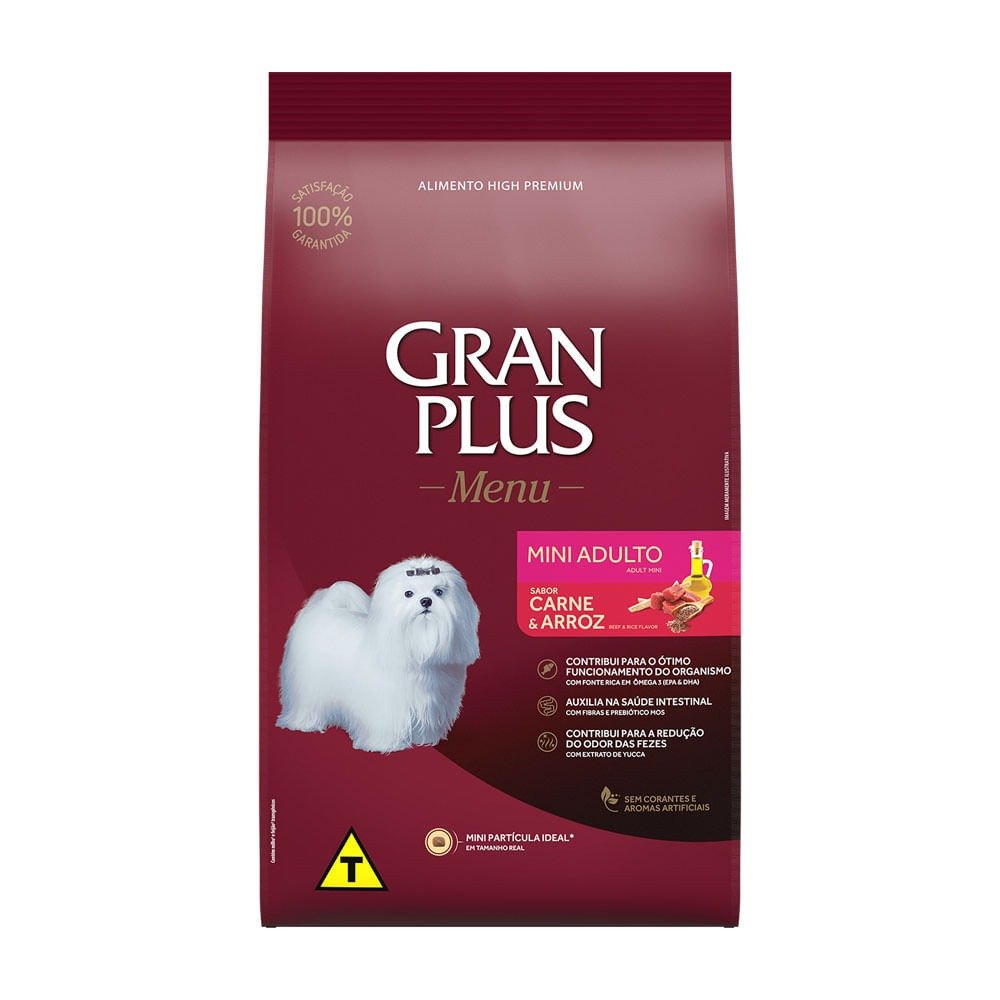 GP MENU ADT MINI CARNE/ARROZ 3 KG