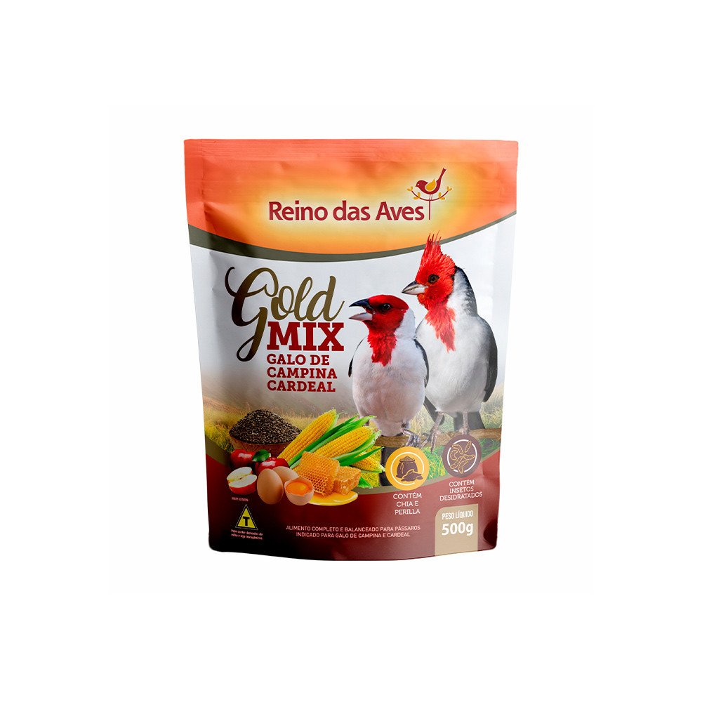 R. GALO DE CAMPINA E CARDEAL GOLD MIX 500GR