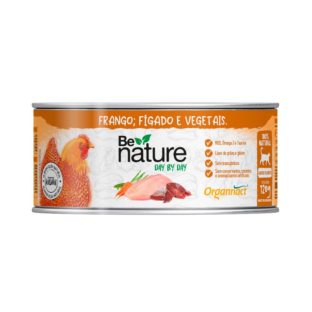 BE NATURE DAY BY DAY GATOS FILHOTES 120G