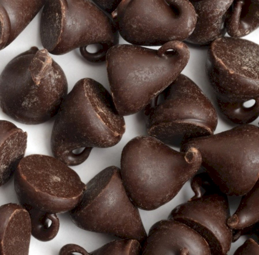 Gotas de chocolate forneáveis