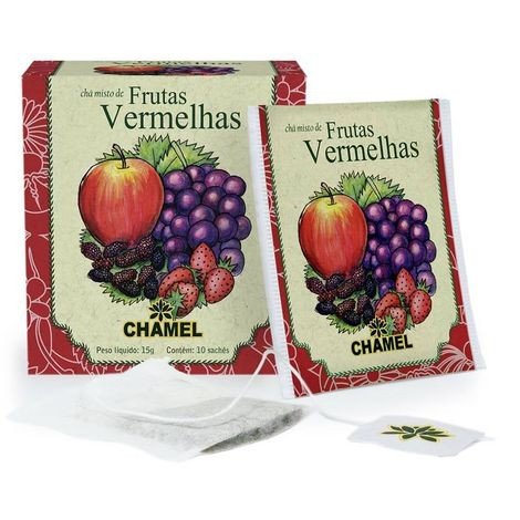 Chá misto frutas vermelhas