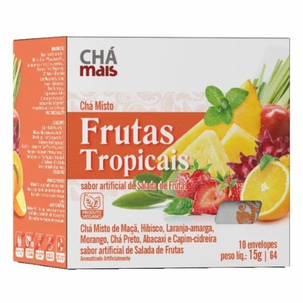 Chá frutas tropicais