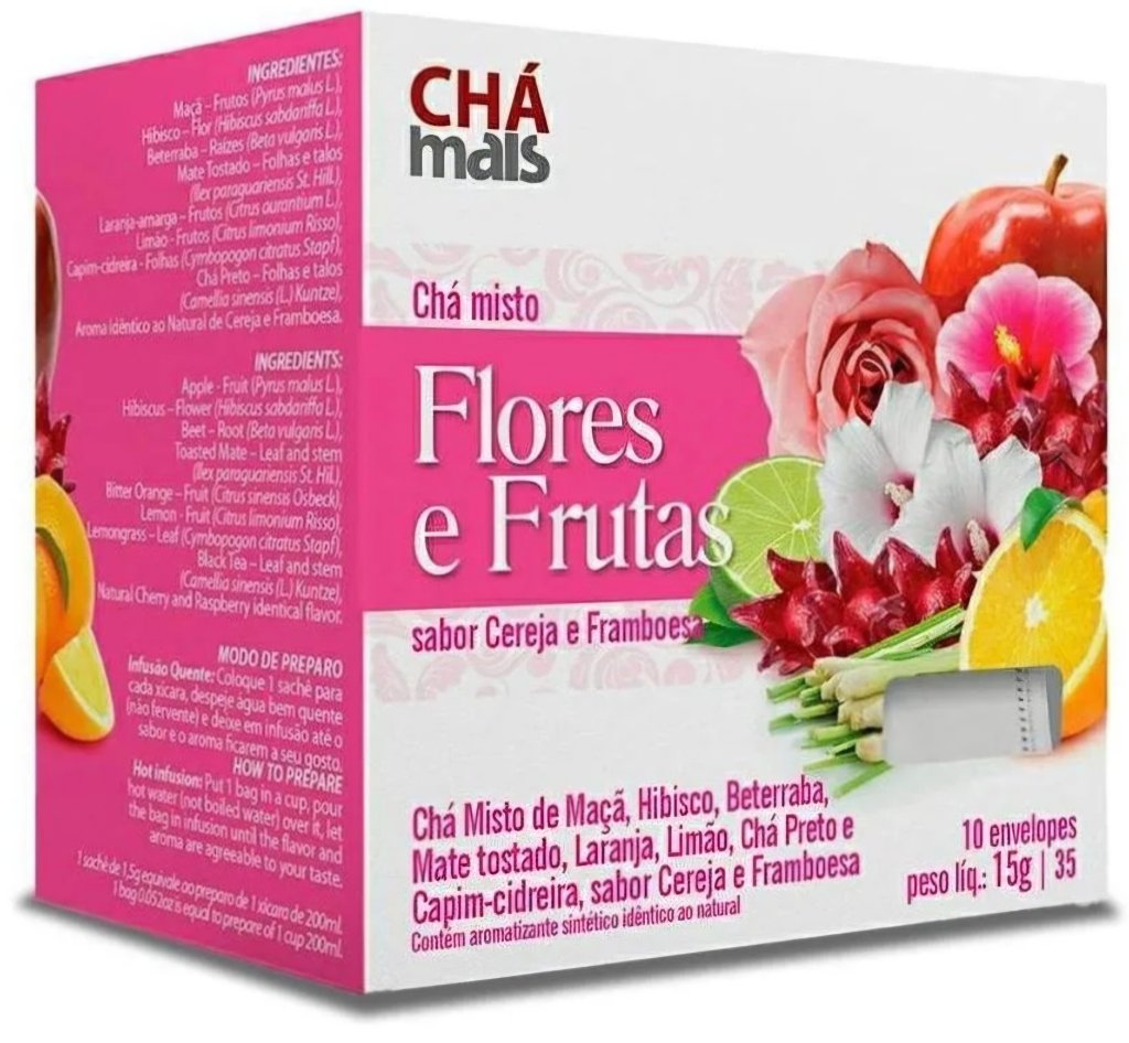 Chá Flores e frutas