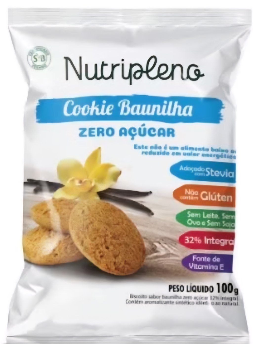 Cookie baunilha sem açúcar 