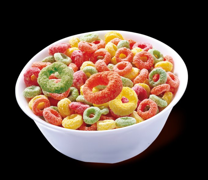 Argolas de frutas