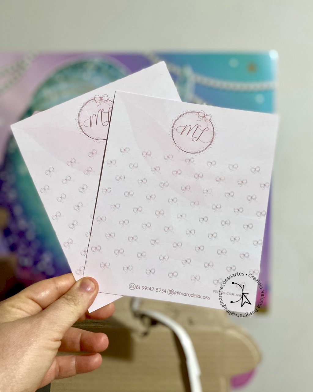 Cartela para faixa - 18x15