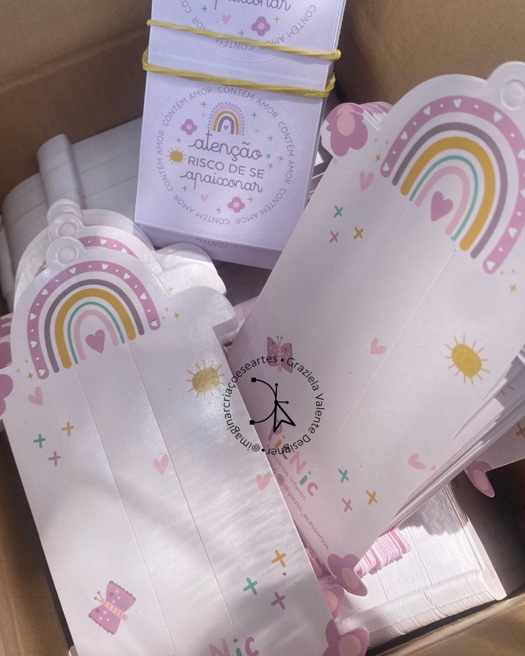 Cartela para 1 ou 2 laços -  9x15