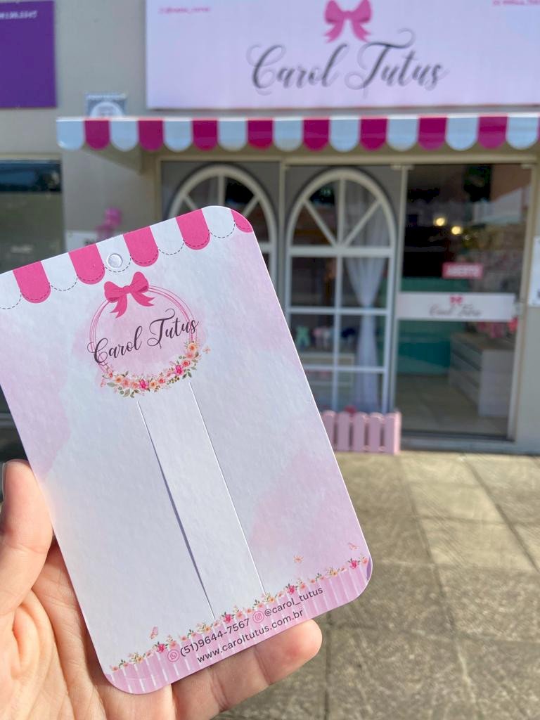 Cartela para 1 ou 2 laços - 9x15 