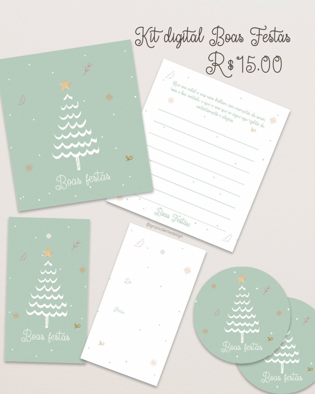 KIT DIGITAL NATAL MINIMAL