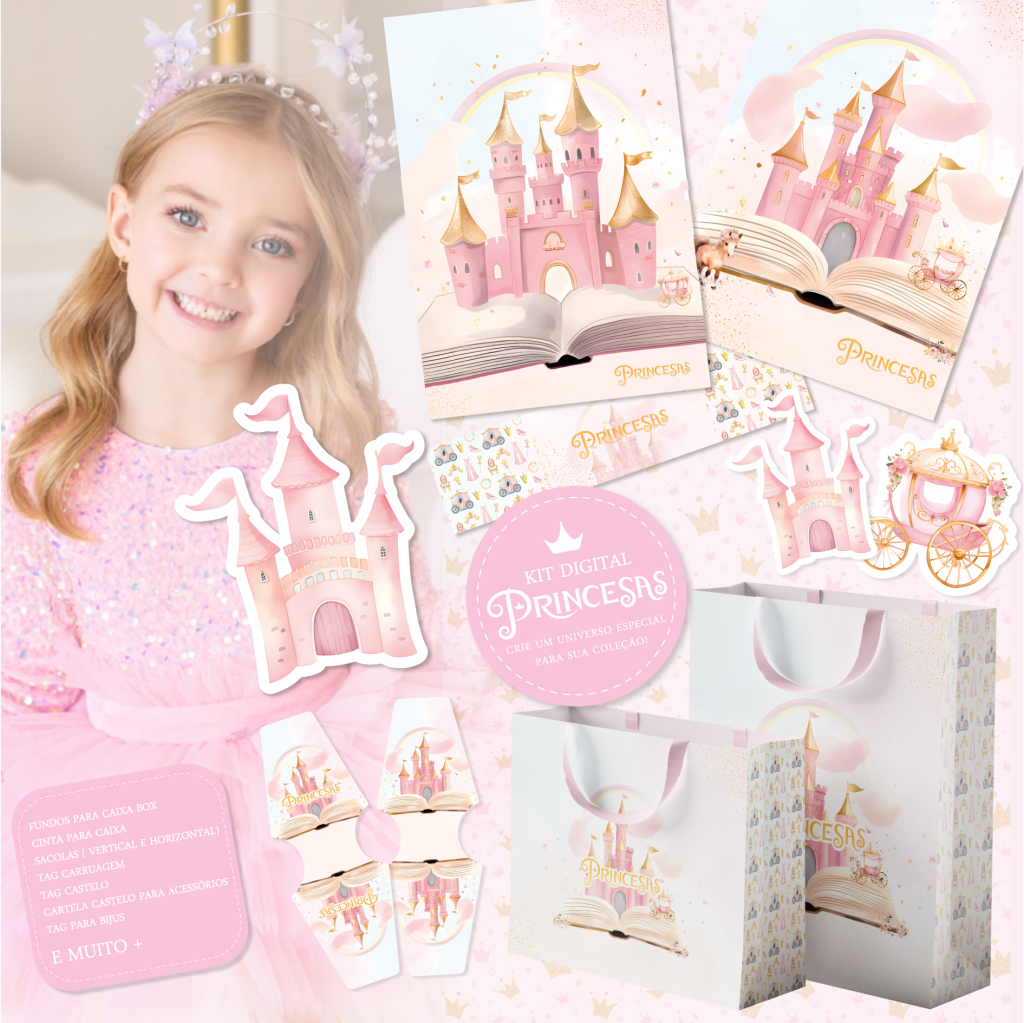 KIT DIGITAL PRINCESAS