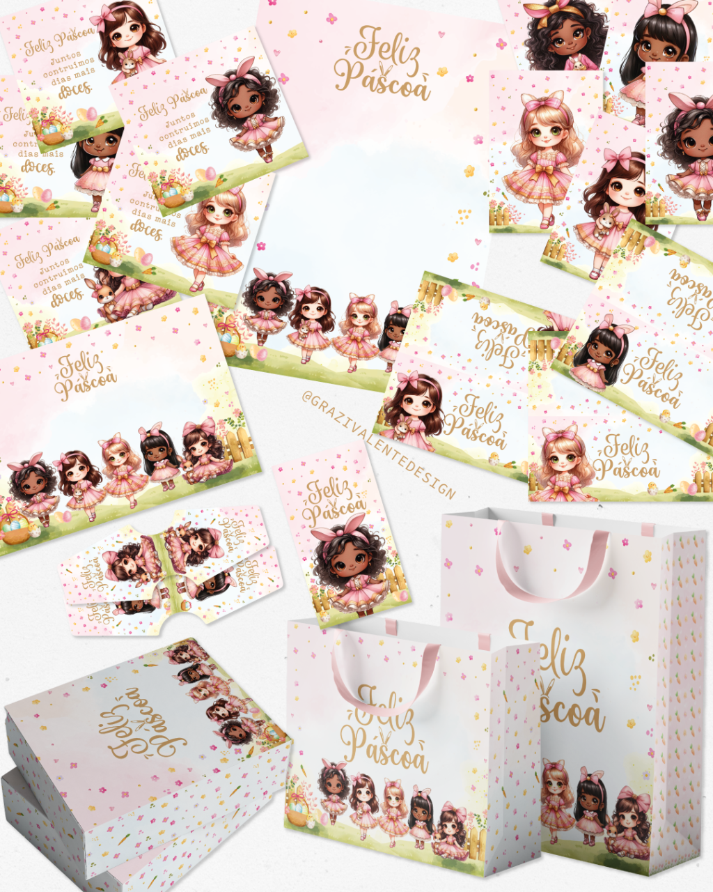 KIT DIGITAL JARDIM DE PÁSCOA