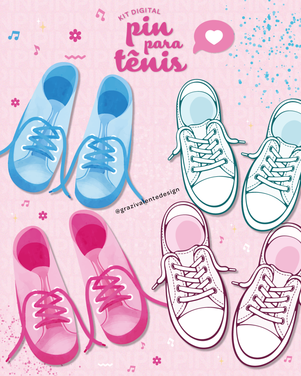 CARTELA PIN PARA TÊNIS