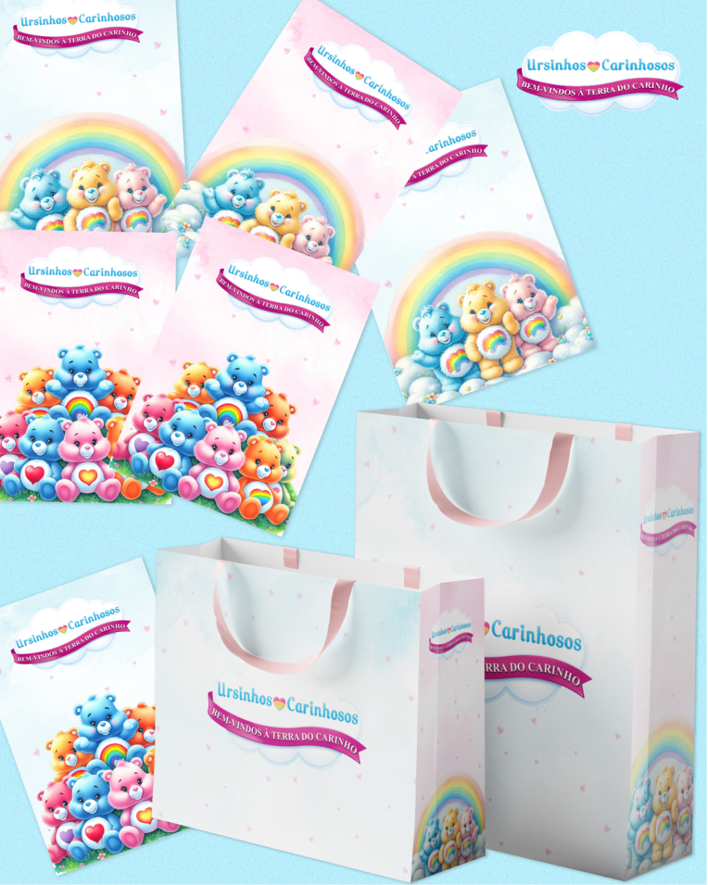 CARTELA DIGITAL URSINHOS CARINHOSOS