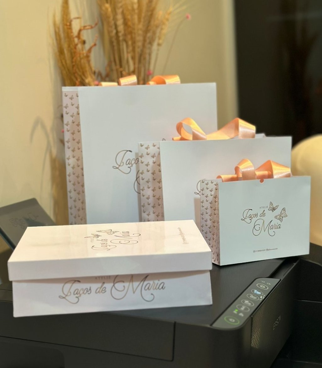 COMBO DESIGN DIGITAL 3 TAMANHOS SACOLAS + CAIXA 15X20