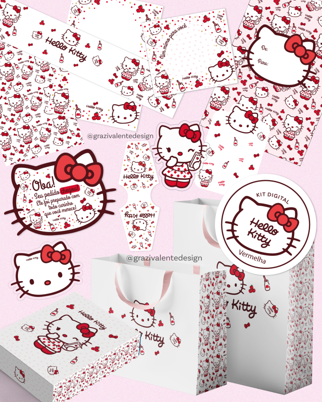 HELLO KITTY VERMELHA