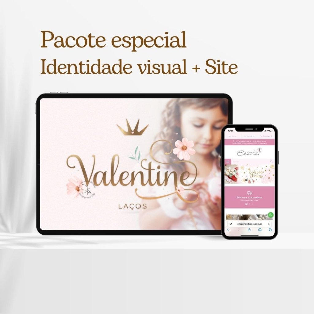 Pacote especial - identidade visual + site completo