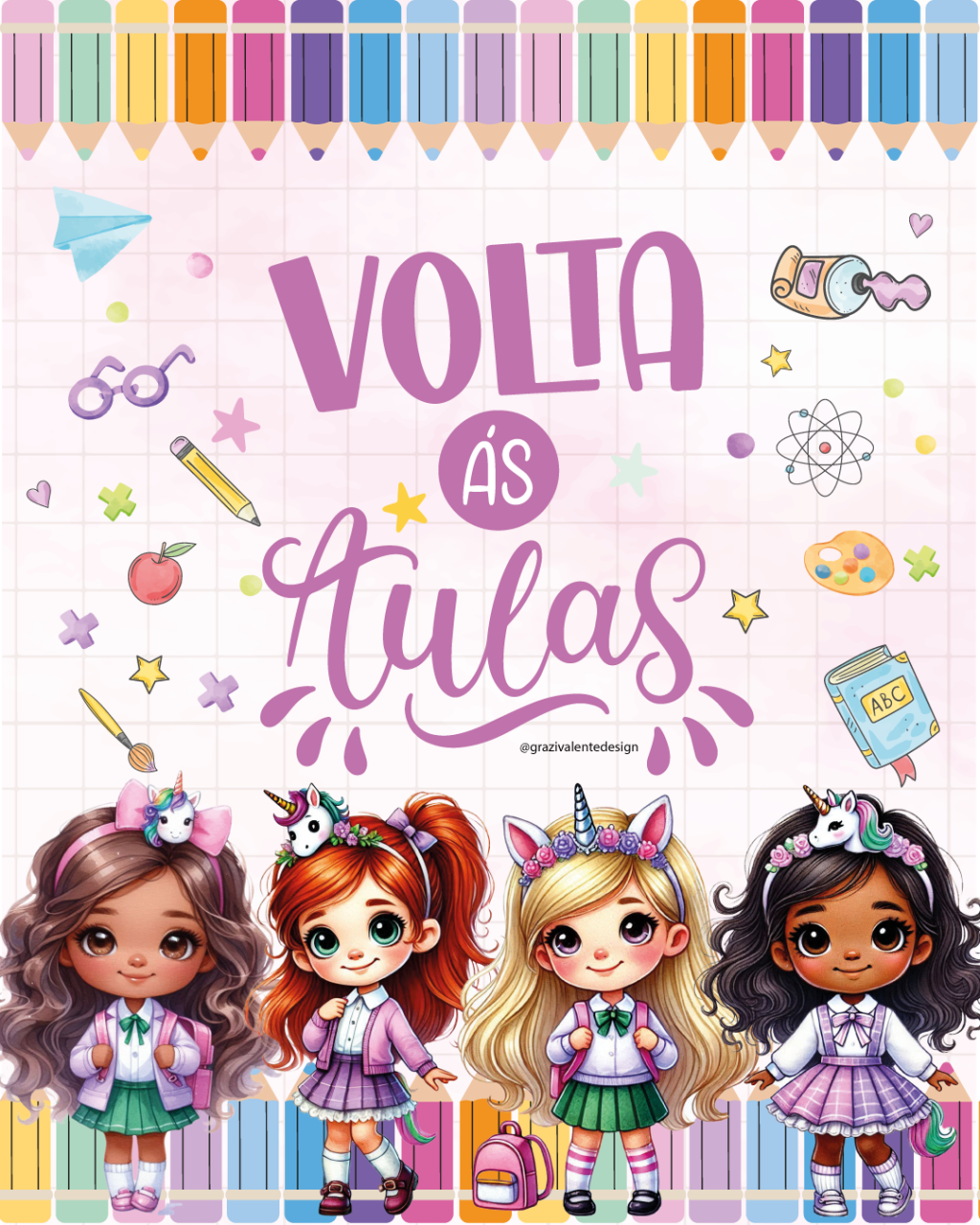 KIT DIGITAL ESCOLAR UNICÓRNIO 2025