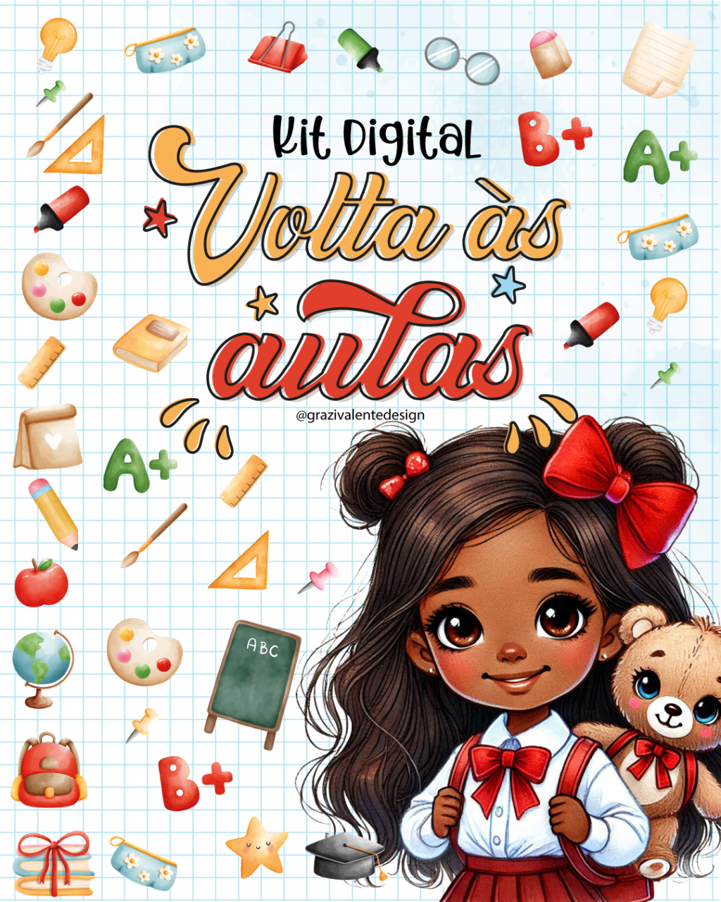 KIT DIGITAL CORES E URSINHO