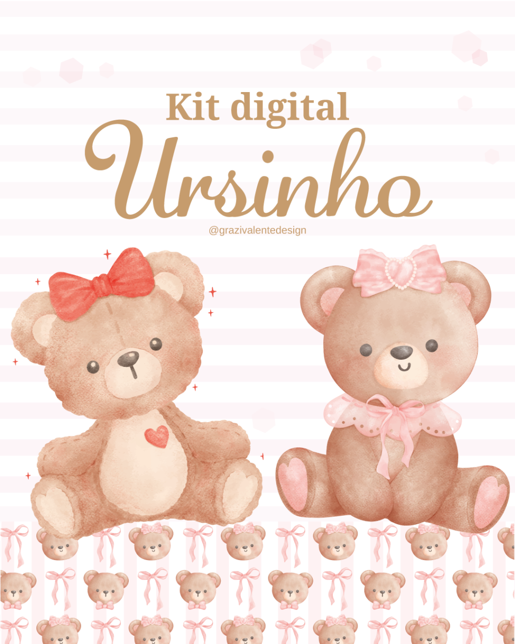 Kit Digital Ursinhos