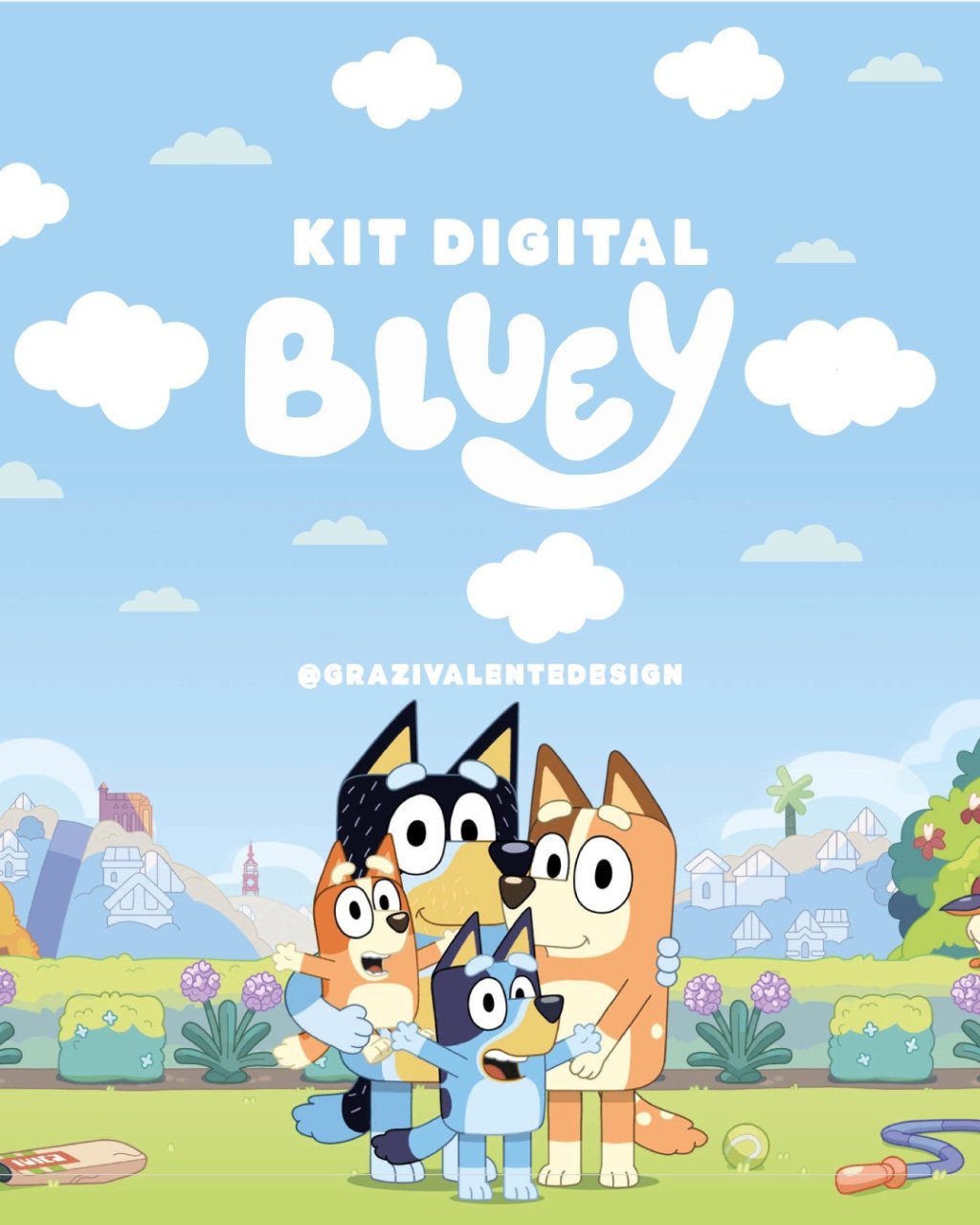 Kit digital Bluey