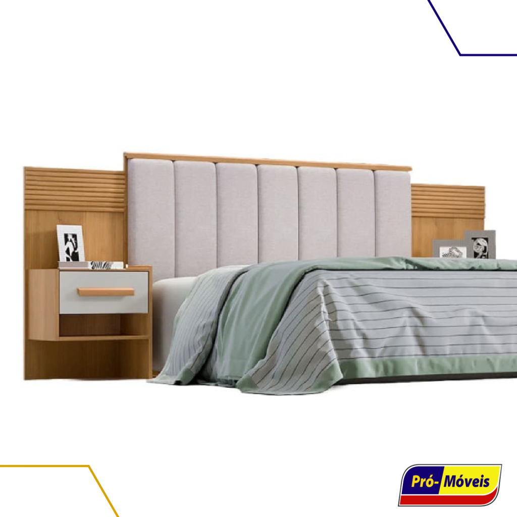 CABECEIRA IRIS RIPADA PARA BOX CASAL 