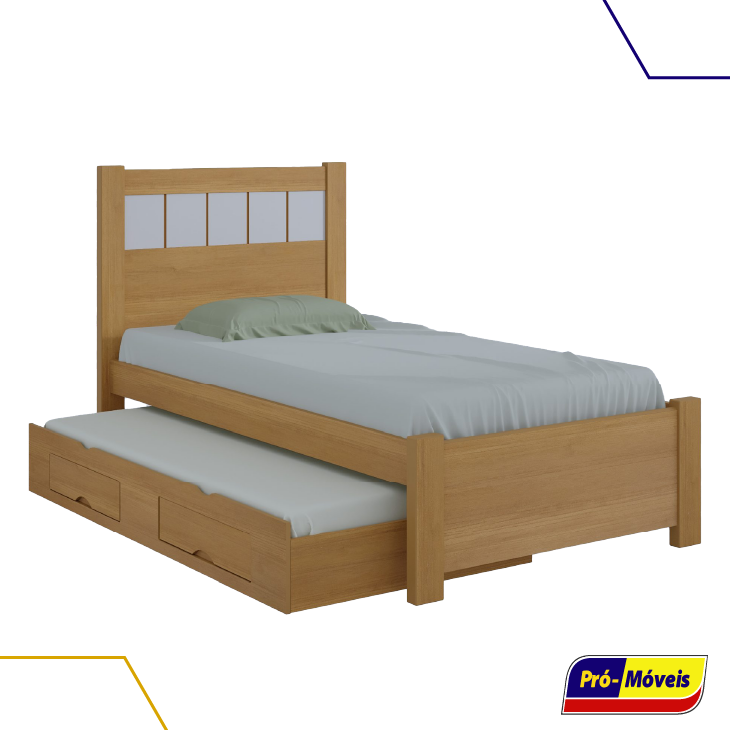 CAMA PRIMICIA SOLTEIRO C/AUXILIAR