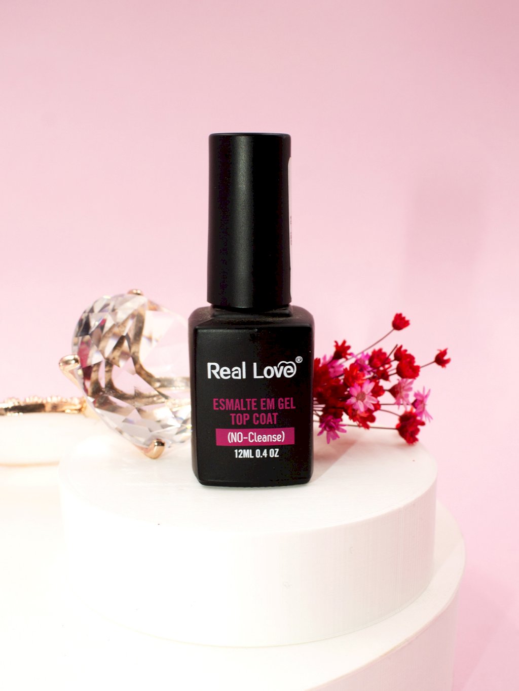 Esmalte em Gel Top Coat No-Cleanse - Real Love