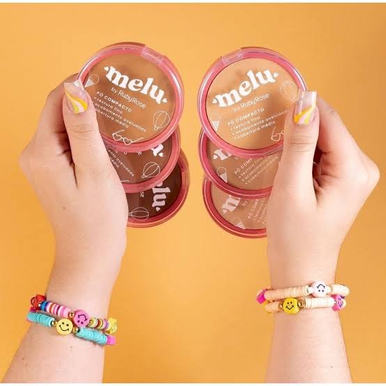 Pó Compacto Melu - Ruby Rose 