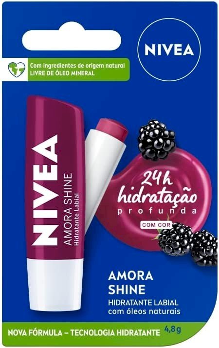 Hidratante Labial Amora Shine - Nivea