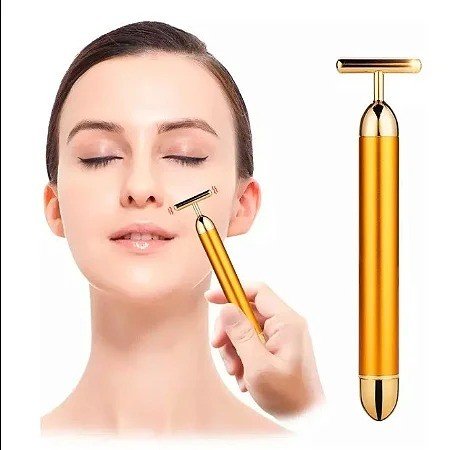 Massageador Facial Elétrico Gold