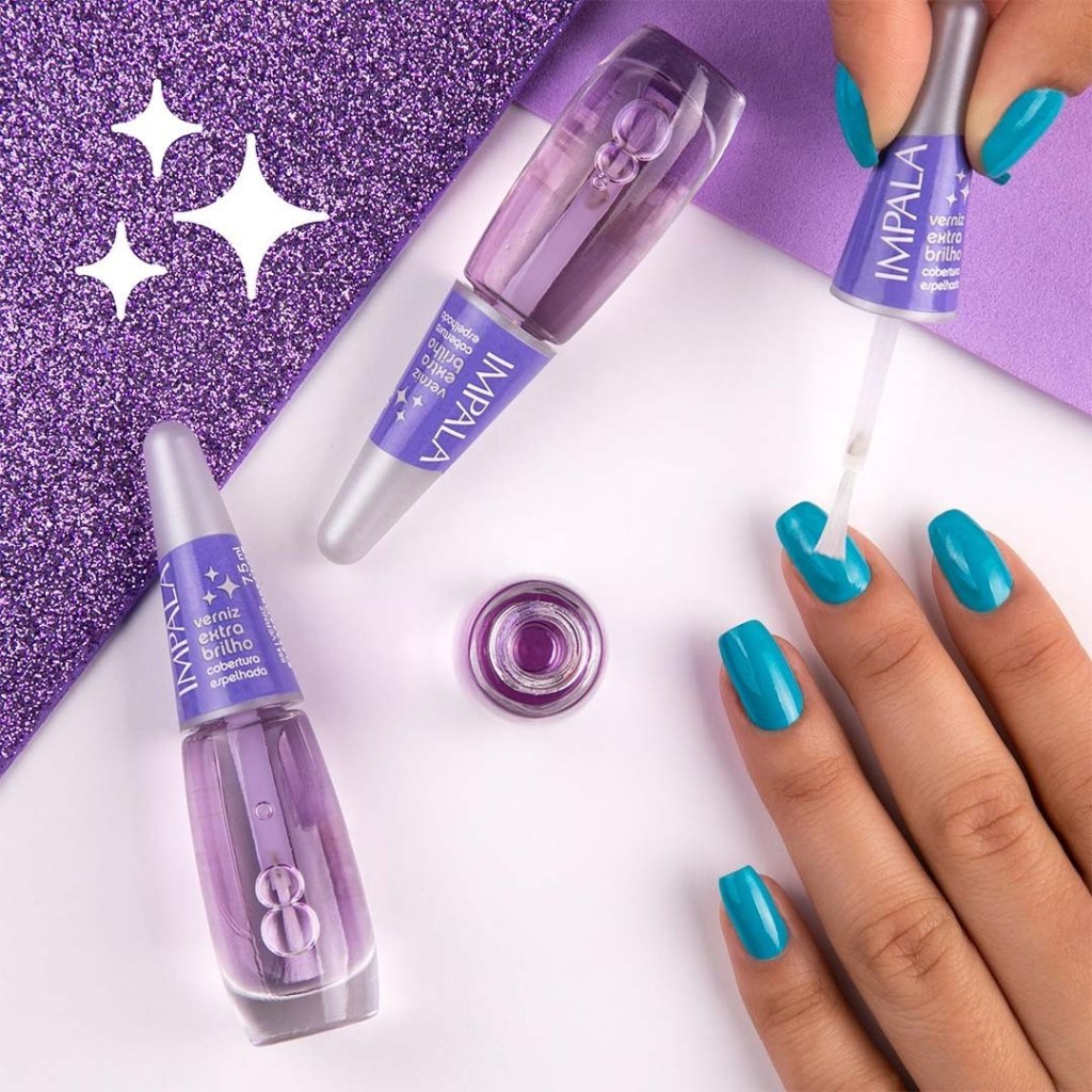 Verniz Extra Brilho Cobertura Espelhada - Impala
