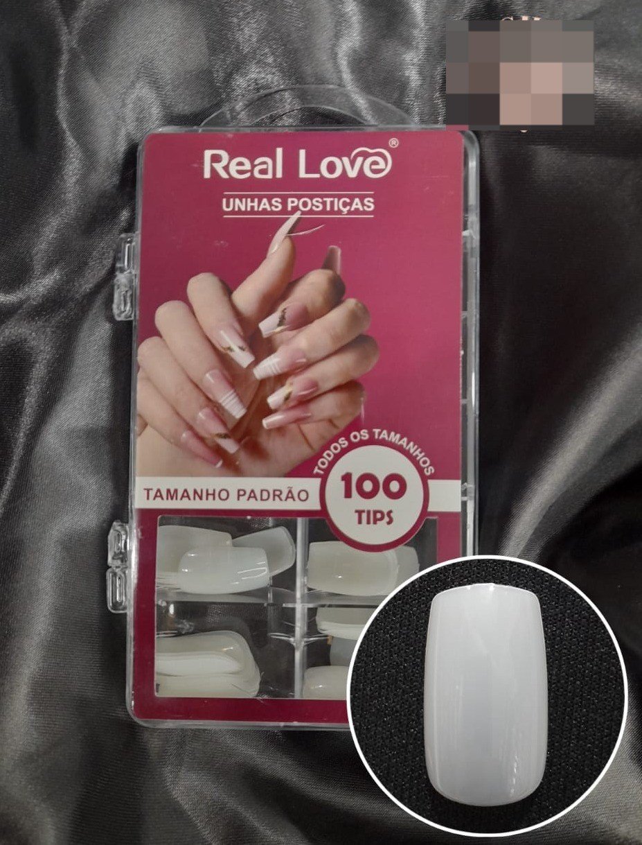 Unha Postiça Tamanho Padrão - Real Love 
