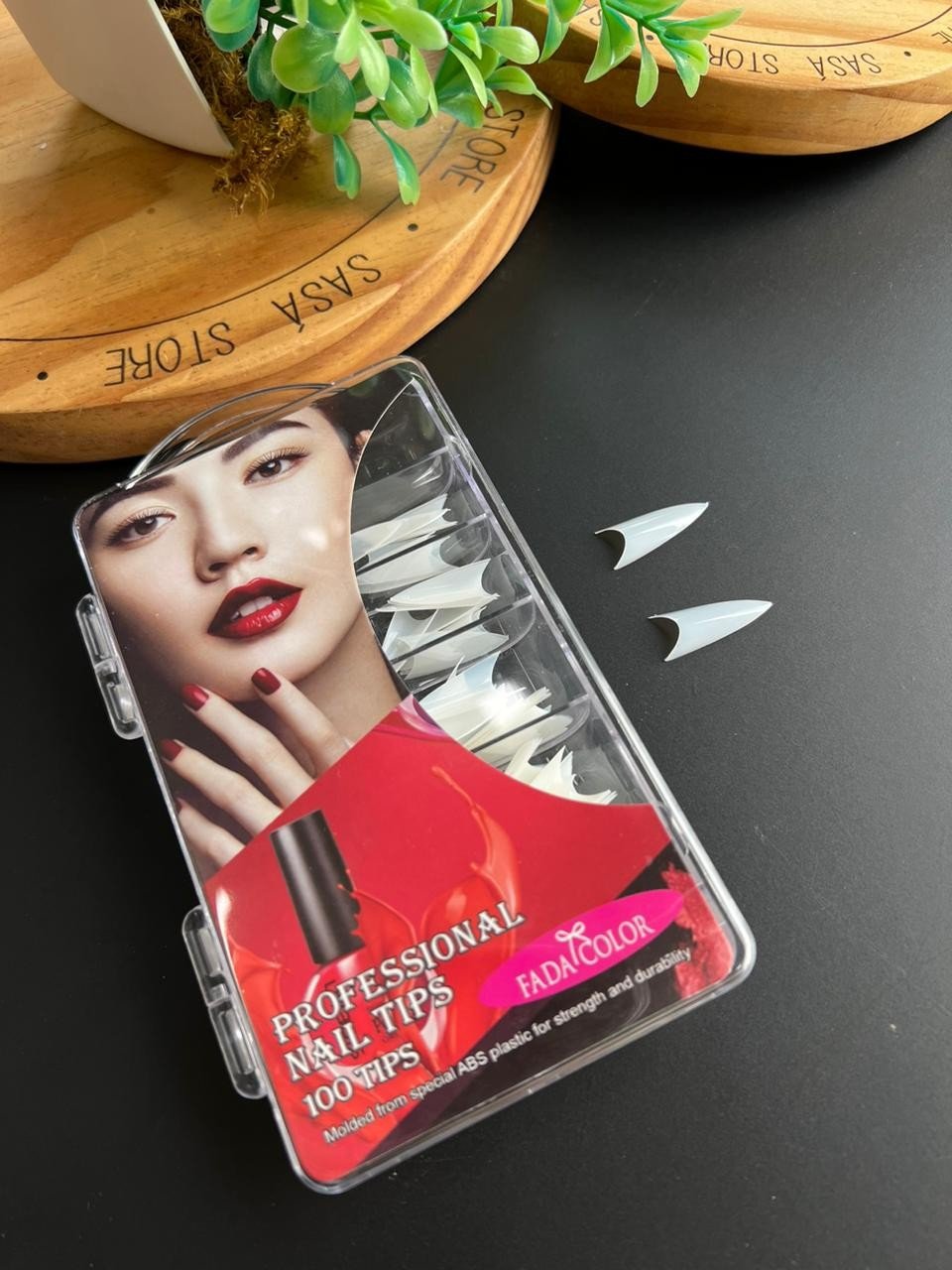 Tips Branca Stiletto - Fada Color 
