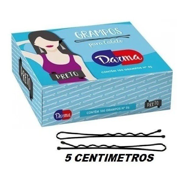Grampo de Cabelo Preto - Darma 