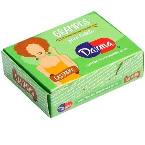 Grampo de Cabelo  Castanho  - Darma 