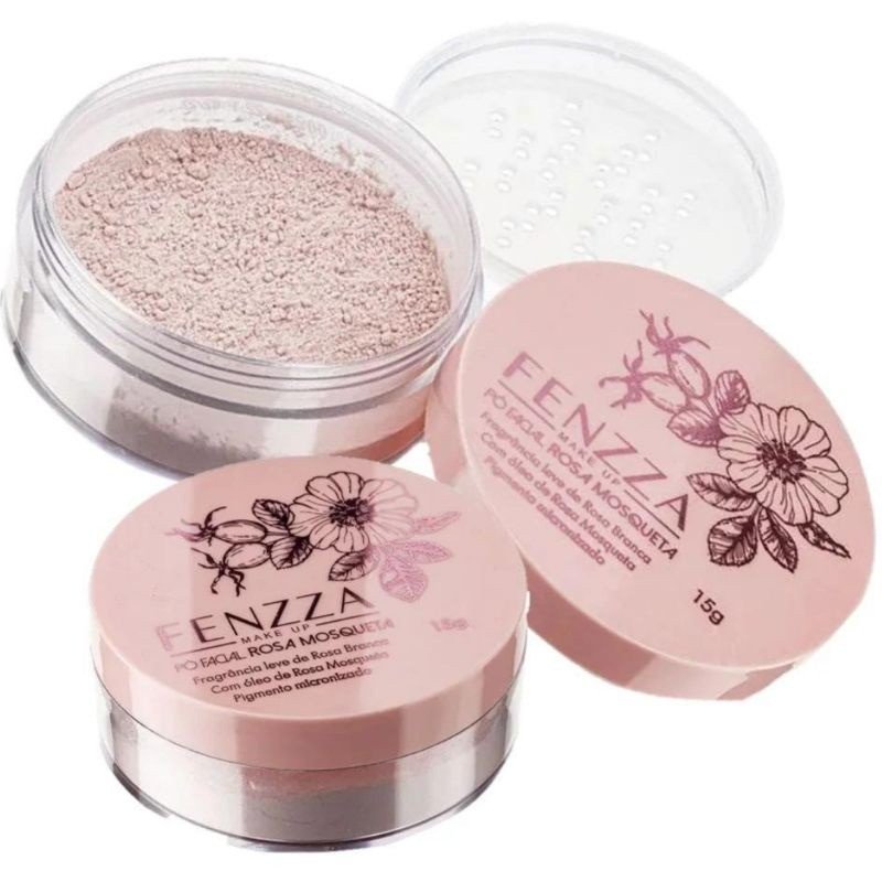 Pó Solto Translúcido Rosa Mosqueta - Fenzza