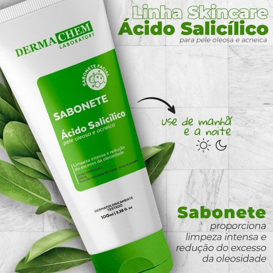 Sabonete Ácido Salicílico - Dermachem 