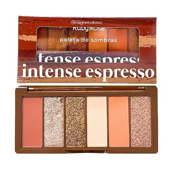 Paleta Sombras Intense Espresso - Ruby Rose 