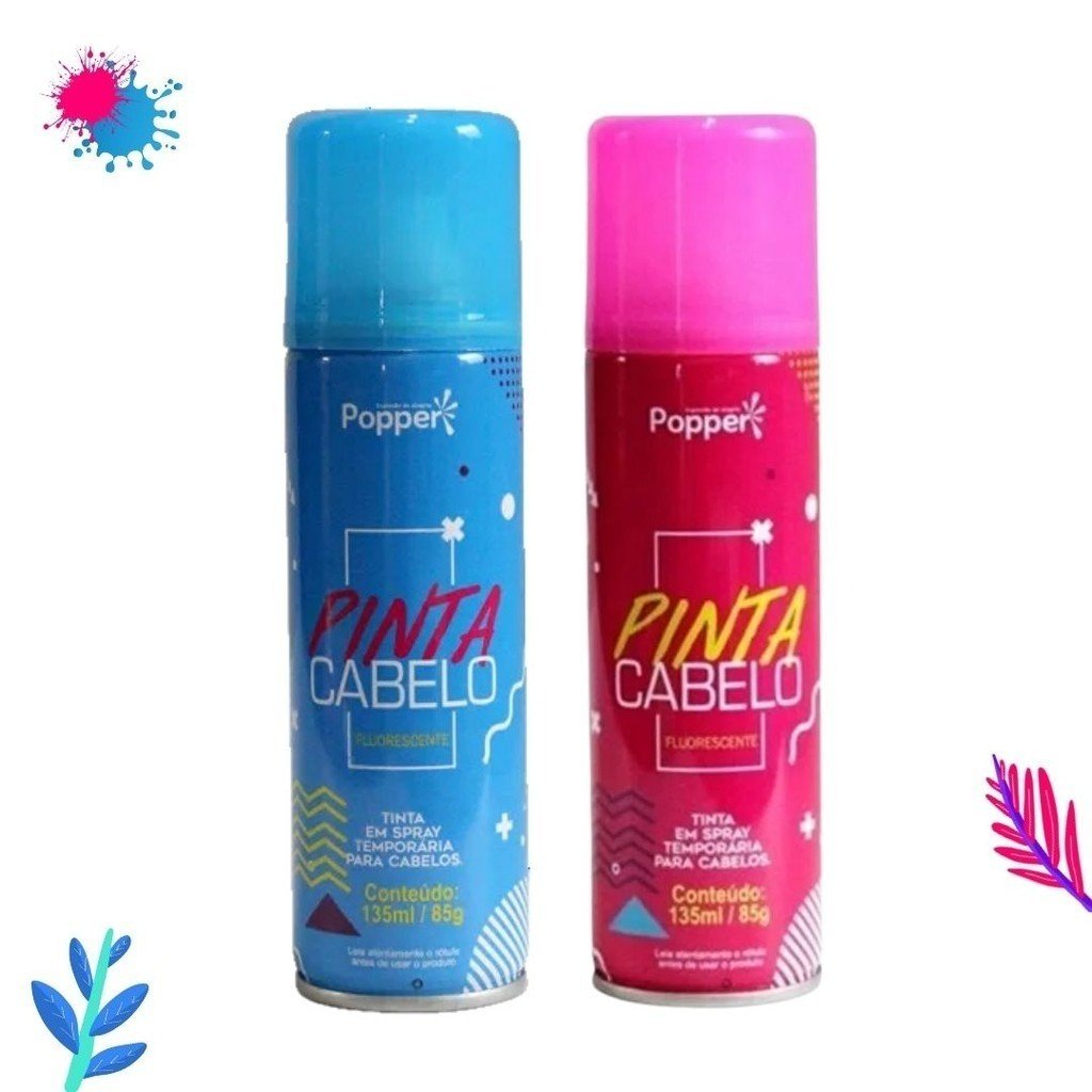 Pinta Cabelo Spray - Popper