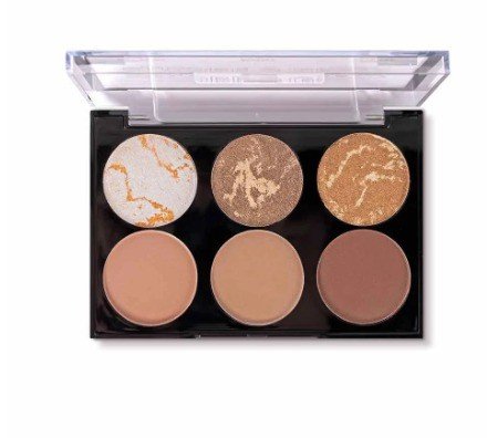 Paleta de iluminador, bronzer e contorno Strobe & Glow - Sp Colors