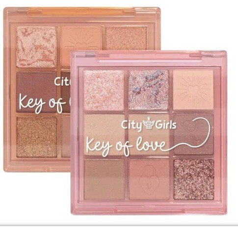 Paleta de sombras Key of Love - City Girls