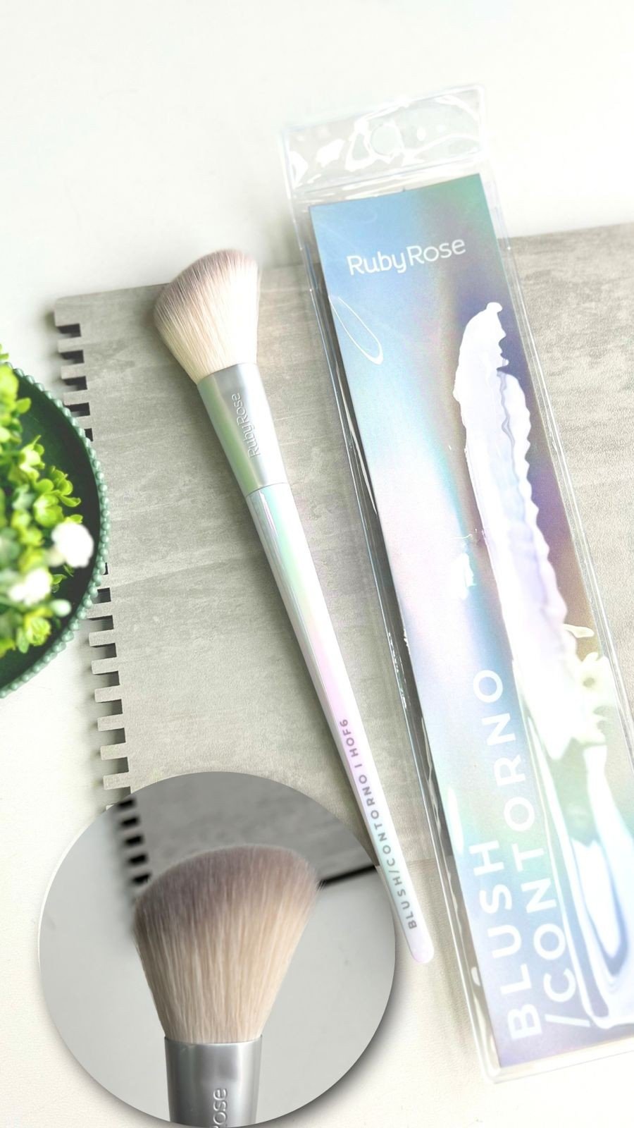 Pincel Blush / Contorno F6 - Ruby Rose